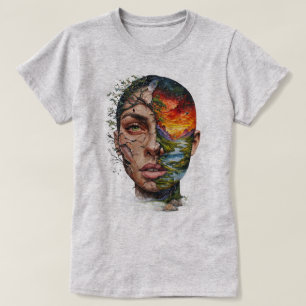 “Wild van binnen – Waar haar ziel de bergen ontmoe T-shirt