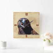 Wild van de Houding van Eagle van de pret het Vierkante Klok (Huis)