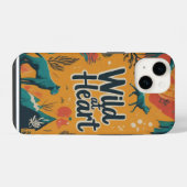 Wild van hart iPhone hoesje (Achterkant horizontaal)