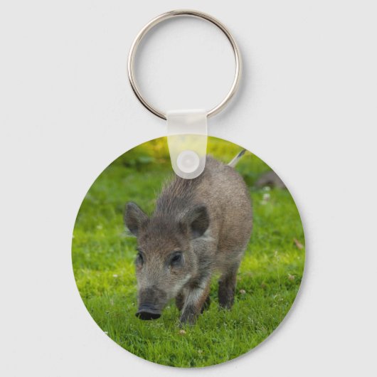 wild varken zoeken naar liefde sleutelhanger (Voorkant)