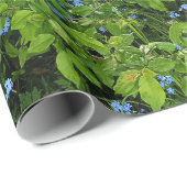 Wild vergeet me de foto van bloemen cadeaupapier (Rol Hoek)