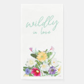 Wild Verliefd Bruidsfeest Servet (Voorkant)