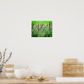 Wild Vervain Flowers Multiplied Poster (Keuken)