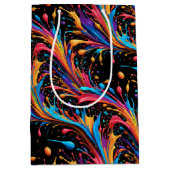 Wild Vibrant Paint Splash Medium Cadeauzakje (Voorkant)