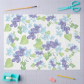 Wild Violet Flowers Tissuepapier (Craft)