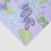 Wild Violet Flowers Tissuepapier (Detail)