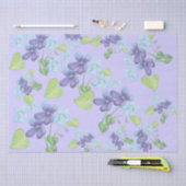 Wild Violet Flowers Tissuepapier (Craft)