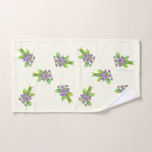 Wild Violet-handdoekset Bad Handdoek (Handdoek)