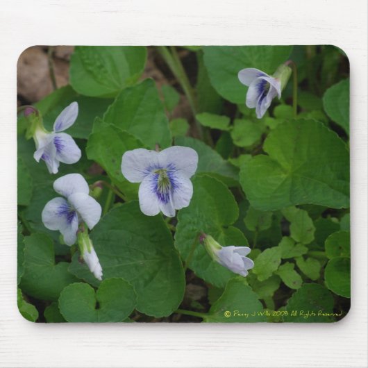 Wild Violet Mousepad Muismat (Voorkant)