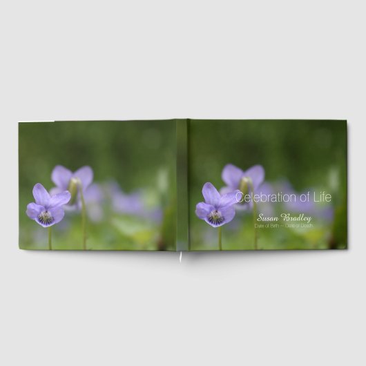 Wild Violets Celebration of Life Gastenboek (Volledig)