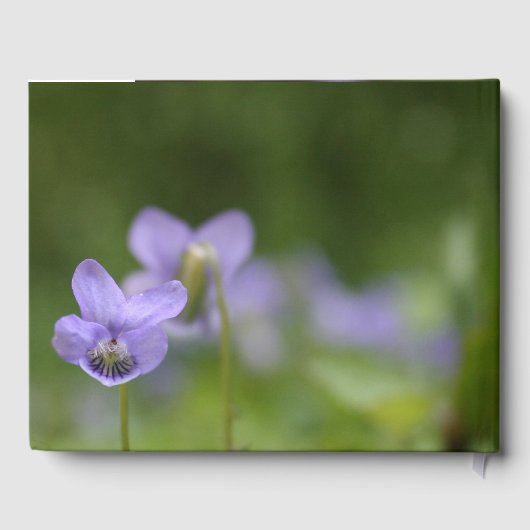 Wild Violets Celebration of Life Gastenboek (Achterkant)