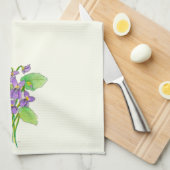 Wild Violets Kitchen Towel Theedoek (Quarter Fold)