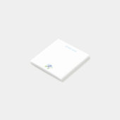Wild Violets zijn blauw & Paarse gepersonaliseerd Post-it® Notes (Schuin)