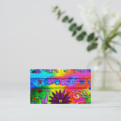 wild visitekaartje met 70 kleuren (Staand voorkant)