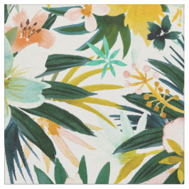 WILD VOELT Tropische Hibiscus Floral Stof