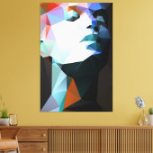 Wild voor de nacht 01. canvas afdruk (Insitu (Woonkamer))