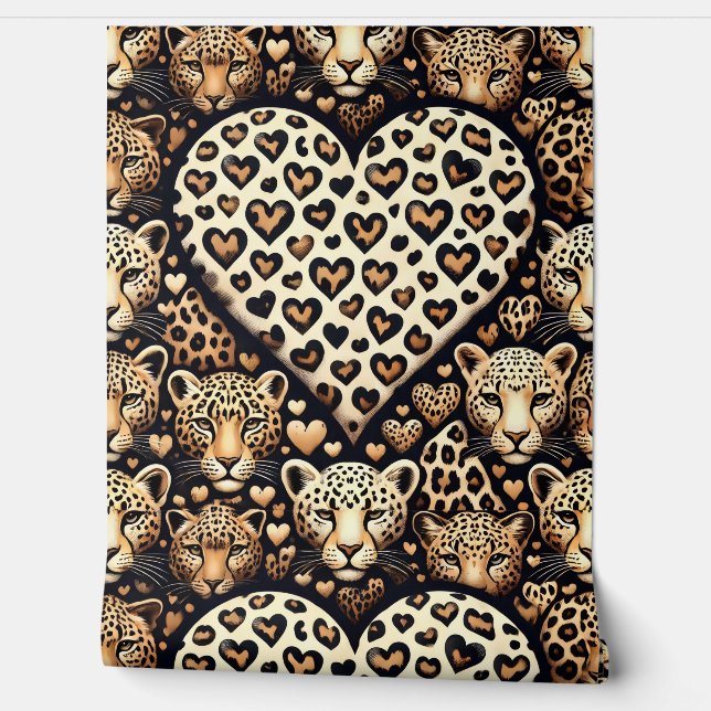 Wild voor je liefde behang (Afrollen)