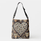 Wild voor je liefde crossbody tas (Achterkant)