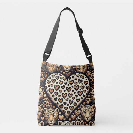 Wild voor je liefde crossbody tas (Voorkant)