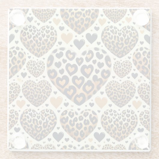 Wild voor jou glazen onderzetter (Achterkant)