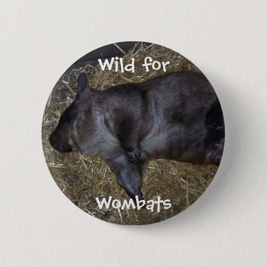 Wild voor vrouwen ronde button 5,7 cm (Voorkant)