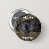 Wild voor vrouwen ronde button 5,7 cm (Voorkant /achterkant)