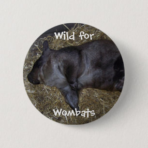 Wild voor vrouwen ronde button 5,7 cm