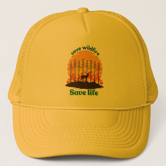 wild vuur trucker pet (Voorkant)
