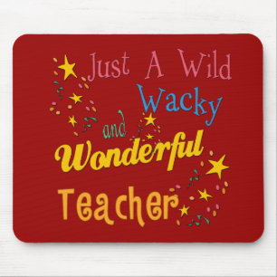 Wild Wacky en Wonderful Teacher Muismat