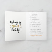 Wild Wacky Wonderful Big Sister Gifts Kaart (Binnen)