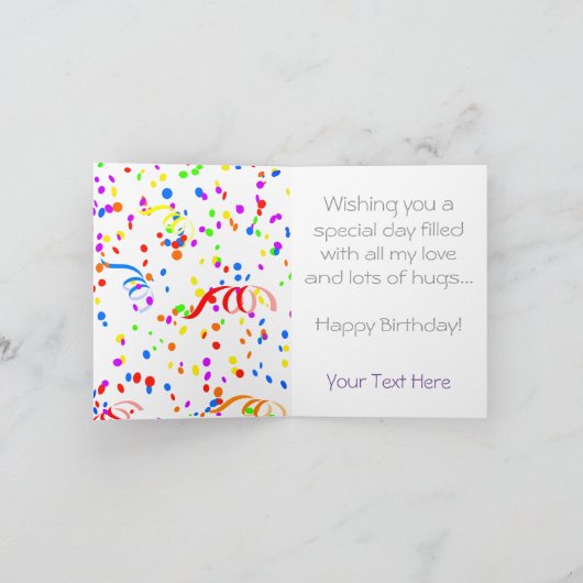 Wild Wacky Wonderful Big Sister Gifts Kaart (Binnen)