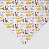 Wild Wacky Wonderful Big Sister Gifts Tissuepapier (Detail)