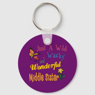Wild Wacky Wonderful Middle Zister Collectie Sleutelhanger