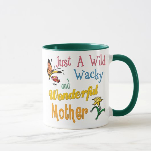 Wild Wacky Wonderful Moeder Mok (Rechts)