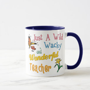 Wild Wacky Wonderful Teacher Gift Ideeën Mok