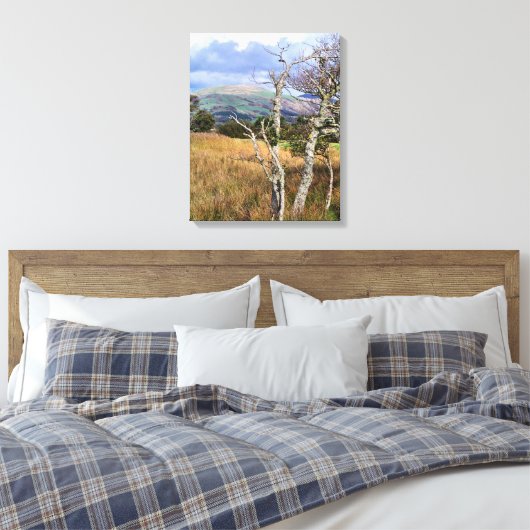 WILD WALES CANVAS AFDRUK (Insitu (Slaapkamer))