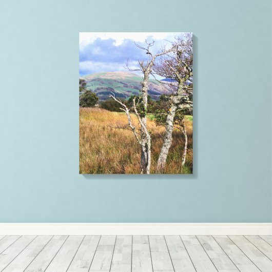 WILD WALES CANVAS AFDRUK (Insitu (Houten vloer))