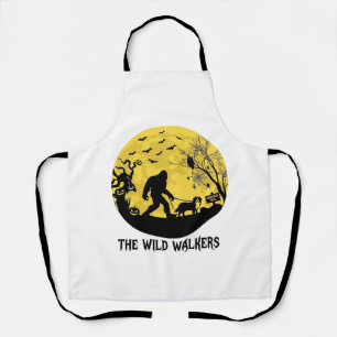 Wild Walkers Bigfoot Wandelende Bernese Halloween  Schort