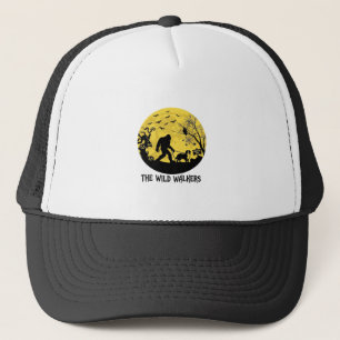 Wild Walkers Bigfoot Wandelende Bernese Halloween Trucker Pet