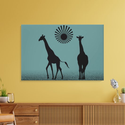 Wild Wall Decor Canva Art Canvas Afdruk (Insitu (Woonkamer))