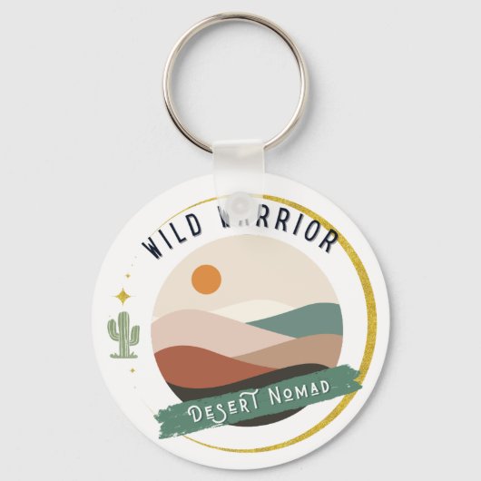 Wild Warrior Desert Nomad Sleutelhanger (Voorkant)