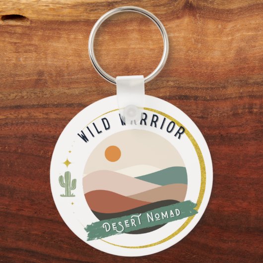 Wild Warrior Desert Nomad Sleutelhanger (Achterkant)