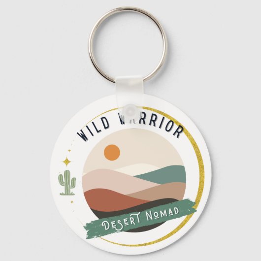 Wild Warrior Desert Nomad Sleutelhanger (Achterkant)