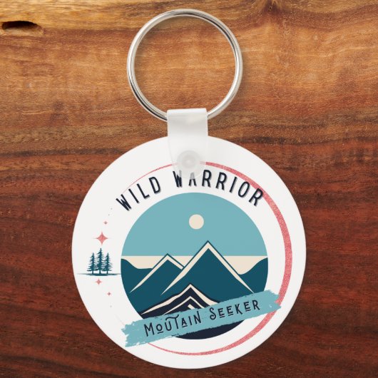 Wild Warrior Mountain Seeker Sleutelhanger (Achterkant)