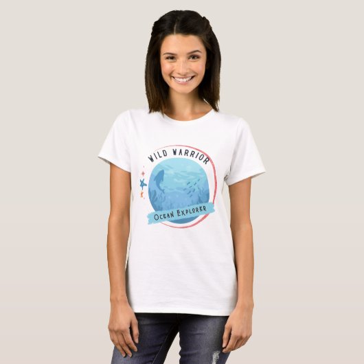Wild Warrior Ocean Explorer T-shirt (Voorkant volledig)