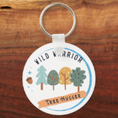Wild Warrior Tree Hugger Sleutelhanger (Achterkant)