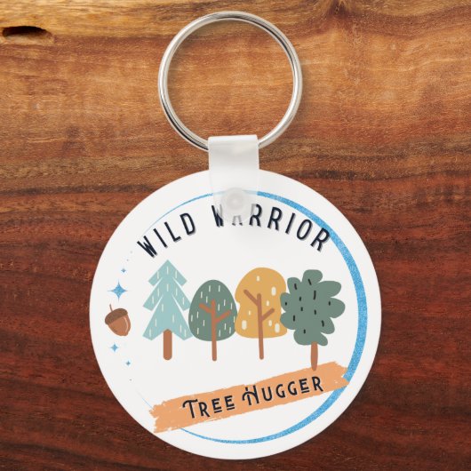 Wild Warrior Tree Hugger Sleutelhanger (Achterkant)