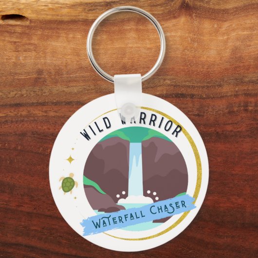 Wild Warrior Waterfall Chaser Sleutelhanger (Achterkant)