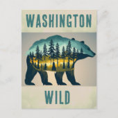  Wild Washington Beer Reizen Briefkaart (Voorkant)