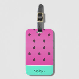Wild Watermelon Slice | Gepersonaliseerd Bagagelabel